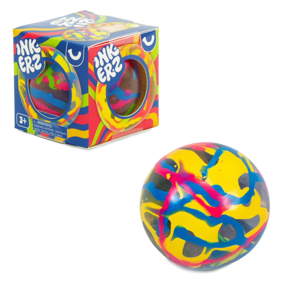 Inkerz Ball Paint Squish Fidget Sensory Toy by Keycraft Age 3+
