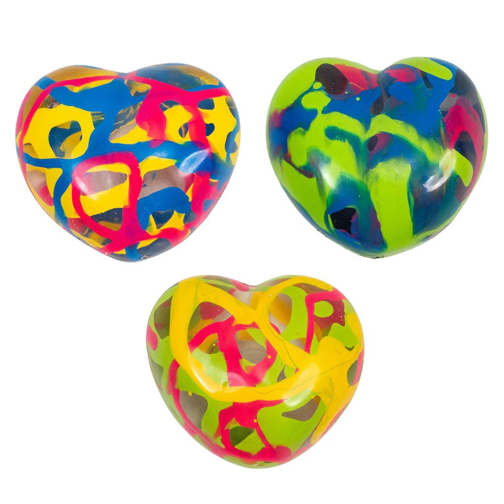 Inkerz Heart Paint Squish Fidget Sensory Toy by Keycraft Age 3+