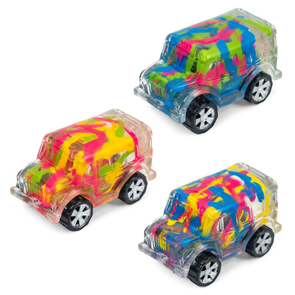 Inkerz School Bus Paint Squish Fidget Sensory Toy by Keycraft Age 3+