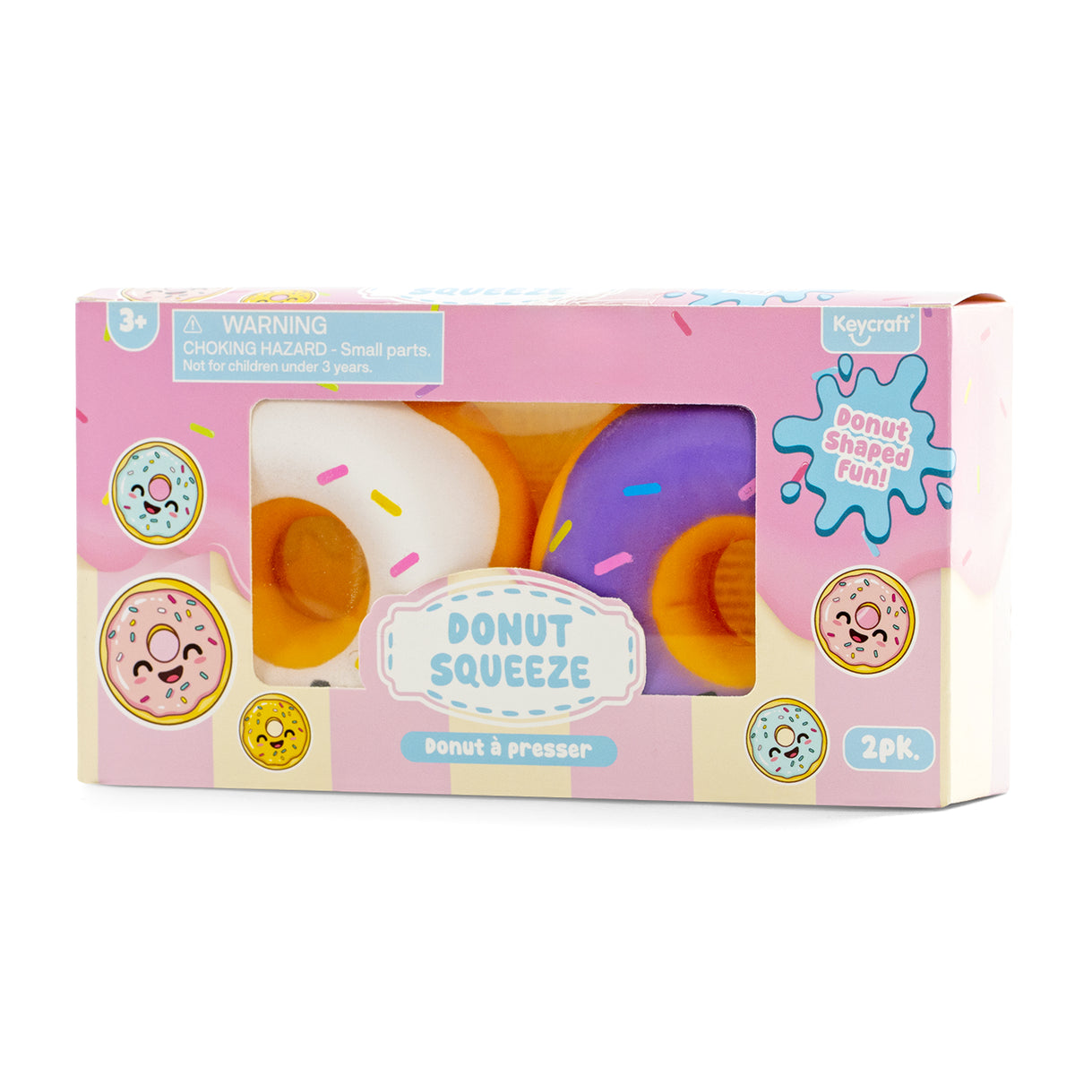 Donut Squeeze 2pk - Squish Sensory Toy by Keycraft