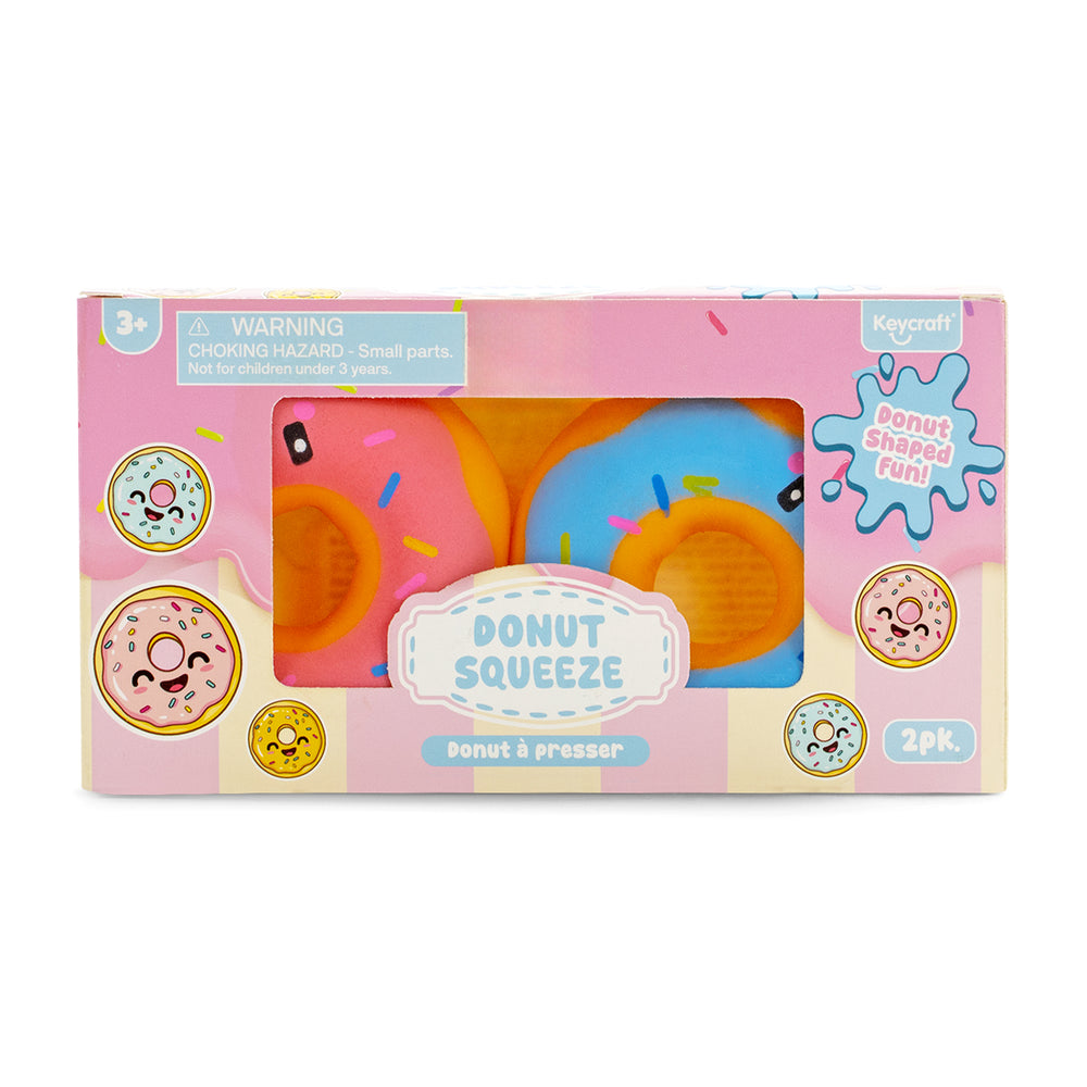 Donut Squeeze 2pk - Squish Sensory Toy by Keycraft