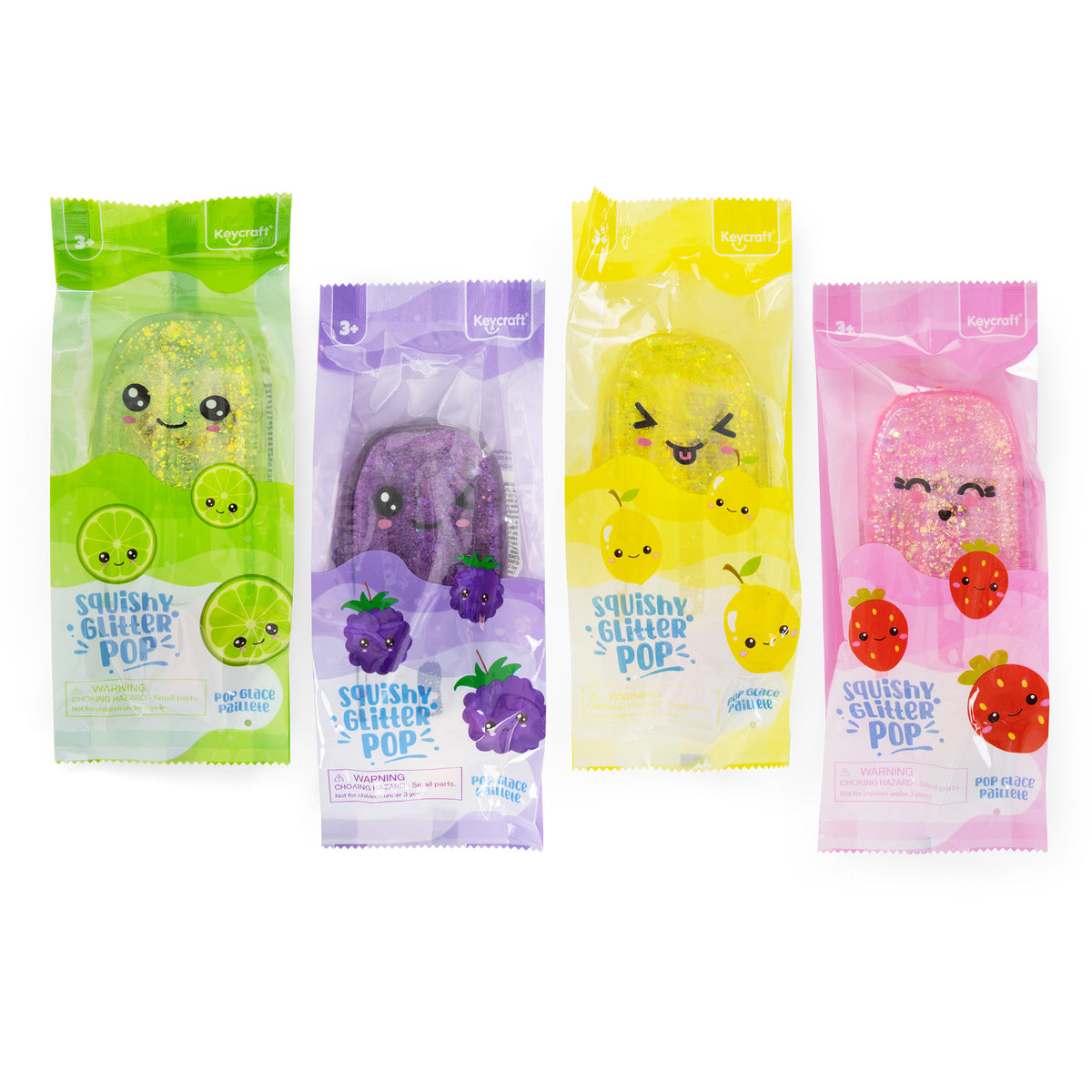 Squishy Glitter Pops - Squish Sensory Toy by Keycraft