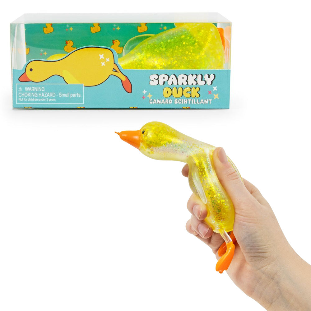 Squishy Sparkly Duck Sensory Toy