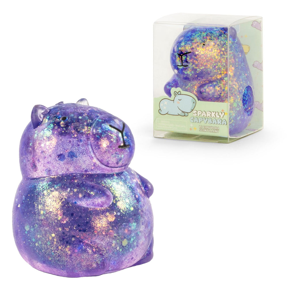 Sparkly Capybara Squishy Sensory Toy Keycraft