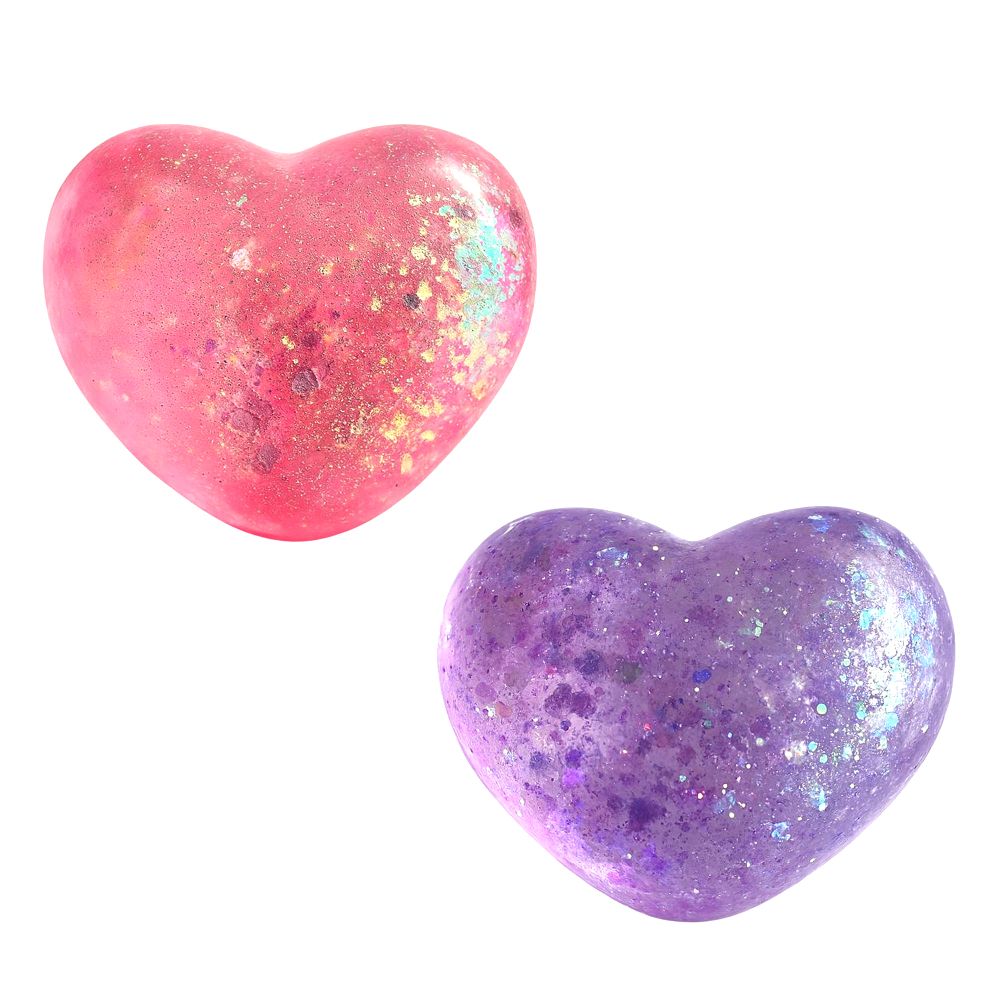 Sparkly Squishy Heart Sensory Toy Keycraft (Assorted)