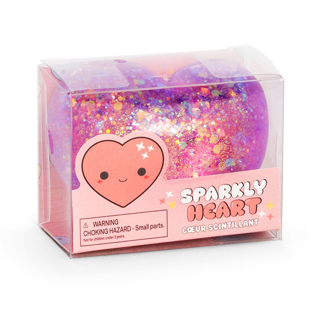 Sparkly Squishy Heart Sensory Toy Keycraft (Assorted) - image 3