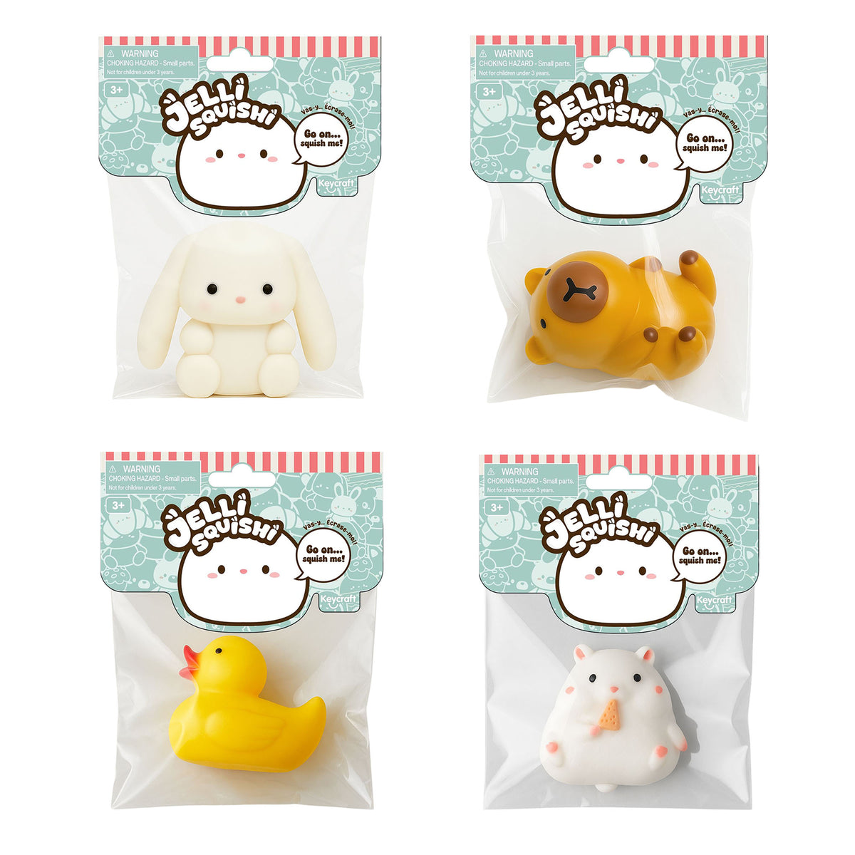 Jelli Squishi Pets - Squish Sensory Toy by Keycraft