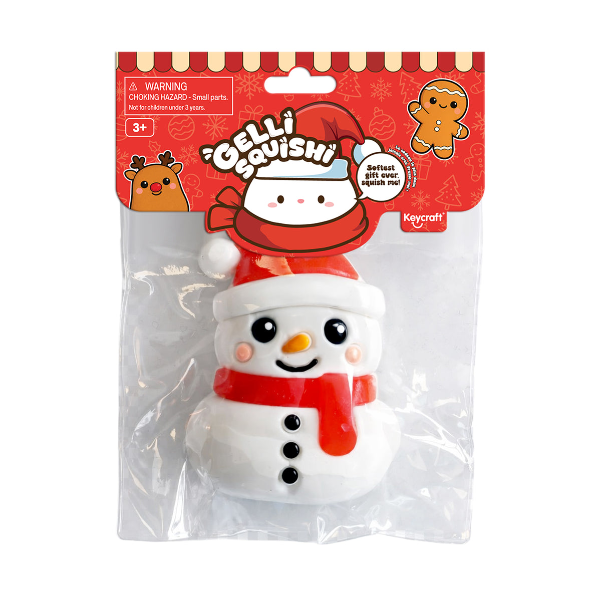 Gelli Squishi Christmas - Squish Sensory Toy by Keycraft