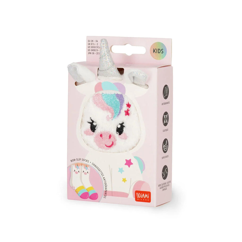 Legami Non-Slip Socks - It's a Match! - Unicorn (Kids)