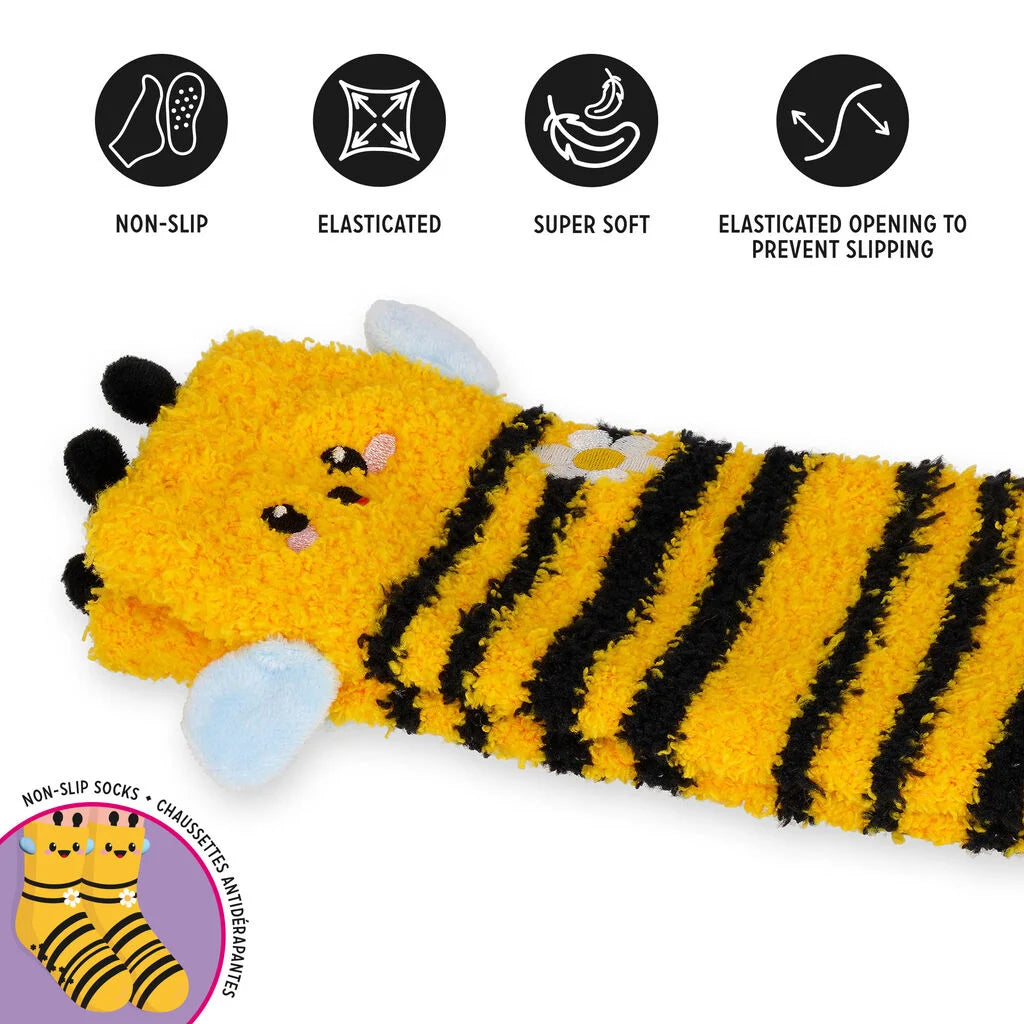 Legami Non-Slip Socks - It's a Match! - Bee (Kids)