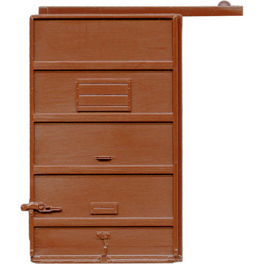 Kadee 2206 6' 5 Panel Superior High Tack Doors Boxcar Red HO