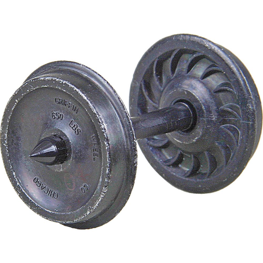 Kadee 300 On30 Scale 24'' Diameter Griffin Wheels (Ribbed Back) O Gauge