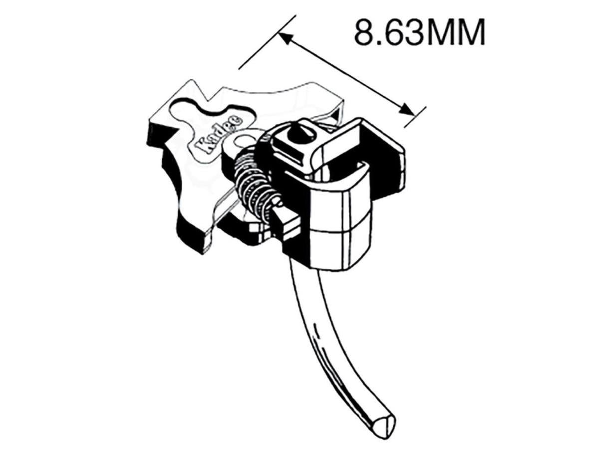Kadee NEM 363 European-Style Couplers Medium (8.63mm) KDE52 HO Gauge
