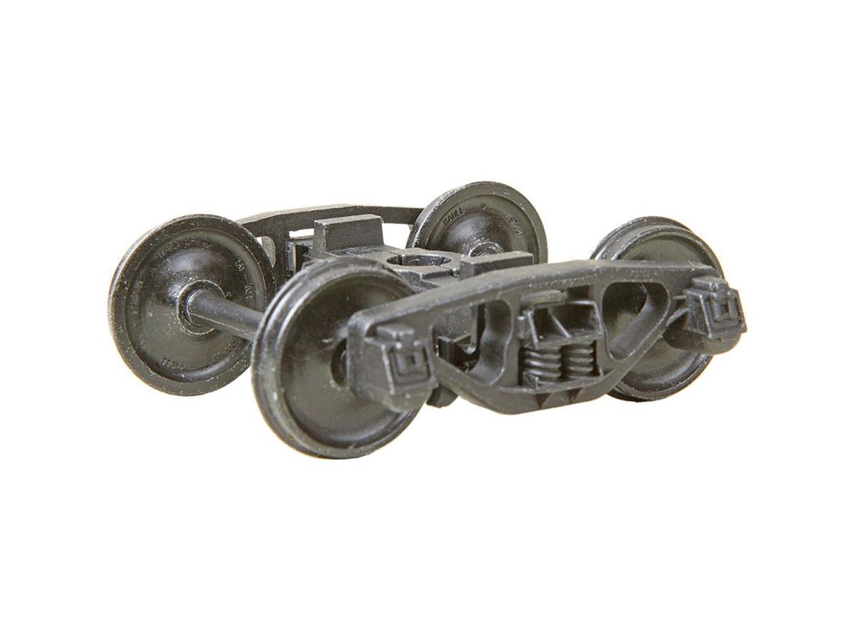 Kadee 2 Rail AAR Bettendorf Style Metal Wheelsets 33'' P48 Wheels 756 HO Gauge