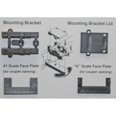 Kadee 884 Original Coupler Conversion Kit (1pr) G Gauge