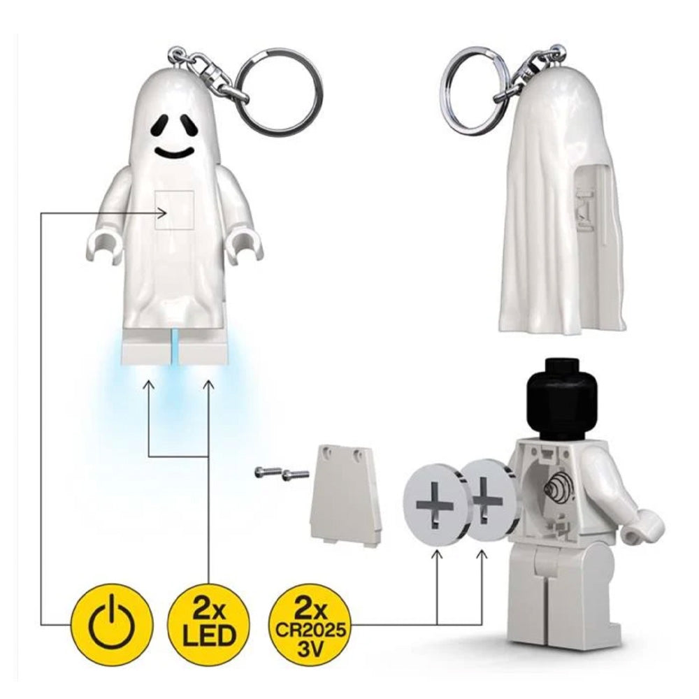 LEGO Keyring LED Light -  Ghost Minifigure KE48H