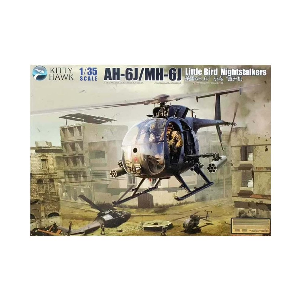 Kitty Hawk 50003 AH-6J/MH-6J Little Bird 1:35 Model Kit