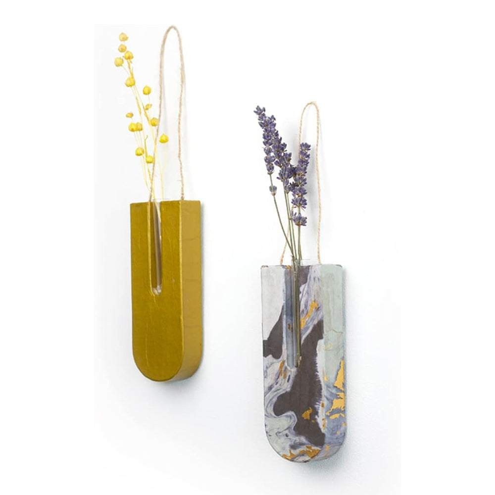 Decopatch My Creative Moment: Single-Flower Wall Hanger Adult Craft Kit KIT042C