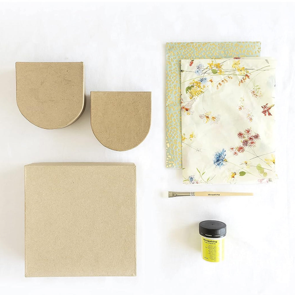 Decopatch My Creative Moment: Wall Pocket Vases Adult Craft Kit KIT043C