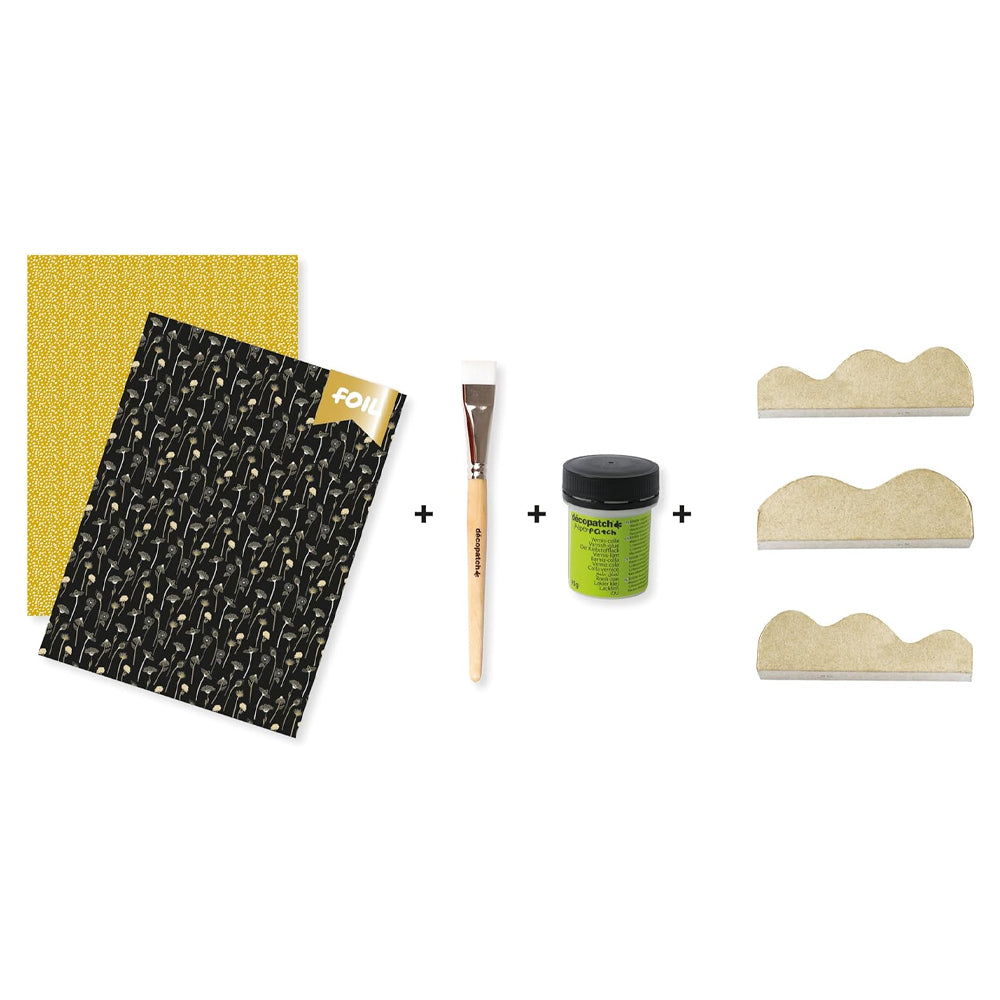 Decopatch My Creative Moment: Shelf Flower Display Adult Craft Kit KIT044C