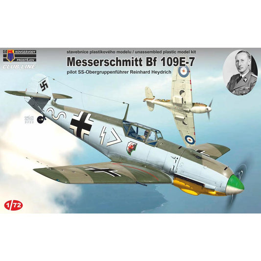 Kovozavody Prostejov 7207 Messerschmitt Bf-109E-7 1:72 Plastic Model Kit