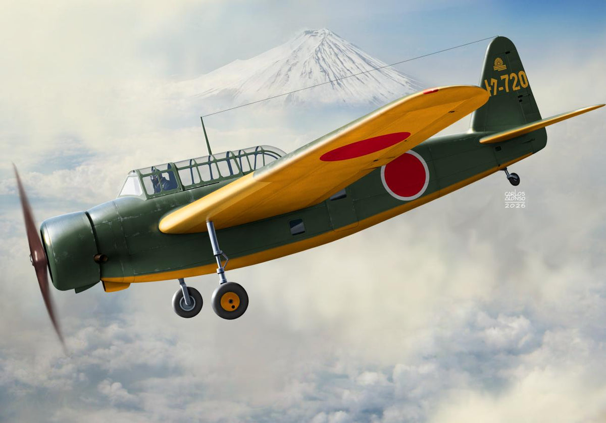 Kovozavody Prostejov 7237 Kyushu (Watanabe) K11W 1:72 Model Kit