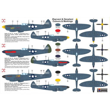 Kovozavody Prostejov 72291 Supermarine Spitfire PR Mk.XI USAAF 1:72 Model Kit