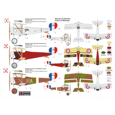 Kovozavody Prostejov 72451 Nieuport Ni-16 'Aces' 1:72 Model Kit