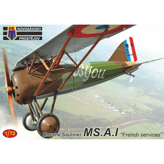 Kovozavody Prostejov 72454 Morane Saulnier MS.A.I French Services 1:72 Model Kit