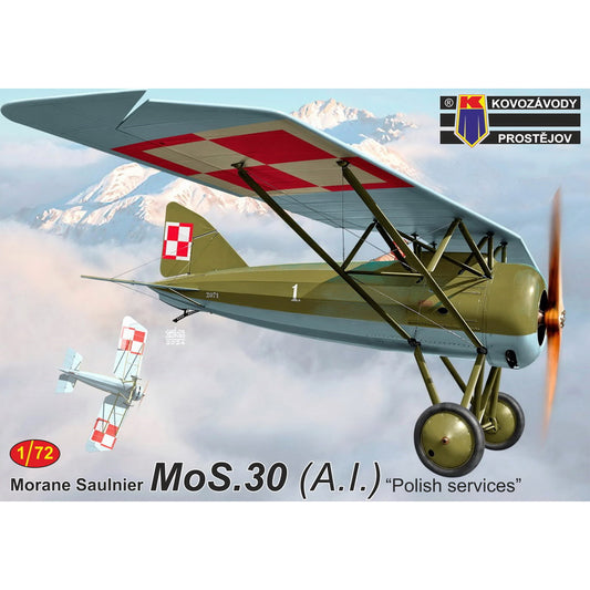 Kovozavody Prostejov 72456 Morane Saulnier MoS.30 (A.I) Polish 1:72 Model Kit