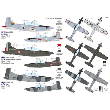 Kovozavody Prostejov 72469 Pilatus PC-9M 'Other Services' 1:72 Model Kit