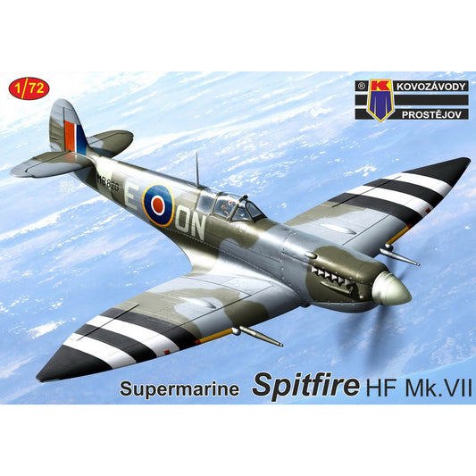 Kovozavody Prostejov 72478 Spitfire HF.VII D-Day Invasion Stripes 1:72 Model Kit