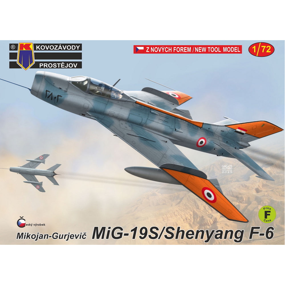 Kovozavody Prostejov 72497 Shenyang F-6/MiG-19S 1:72 Model Kit