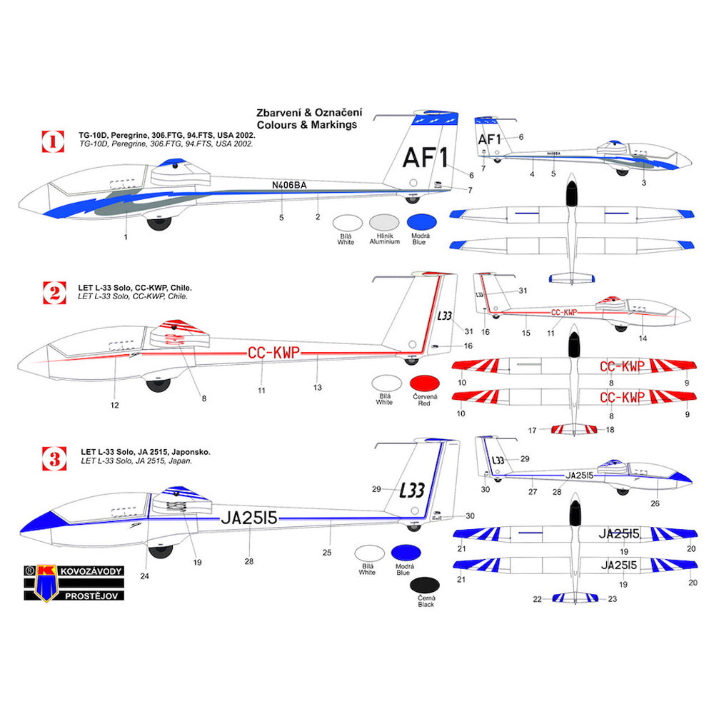 Kovozavody Prostejov 72499 TG-10D Peregrine/Let L-33 Solo 1:72 Model Kit