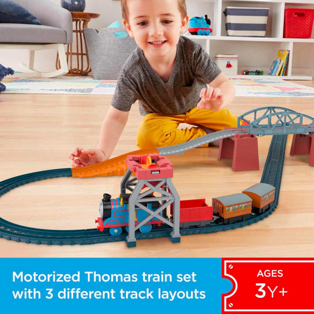 Fisher-Price Thomas & Friends Motorized 3-in-1 Package Pickup Train Set 5064