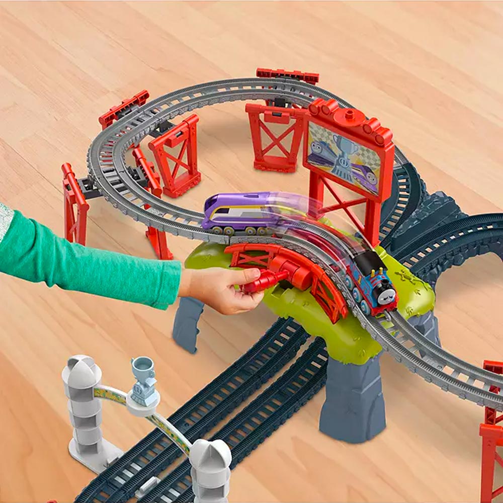 Fisher-Price Thomas & Friends Motorized Race for the Sodor Cup Train Set 8003
