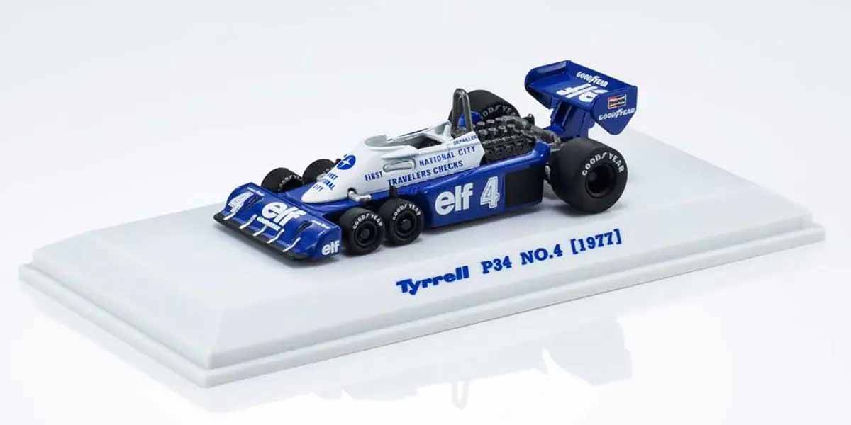 Kyosho 1:64 Die Cast Collection Tyrrell P34 1977 No.4 KS07038B4