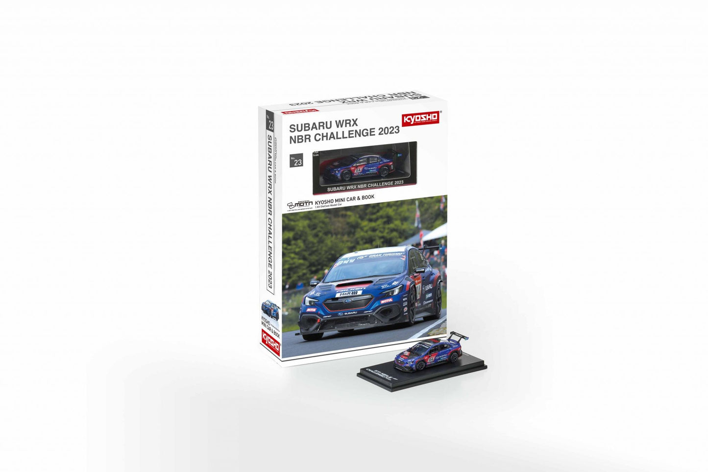Kyosho MOTN Led System 1:64 Minicar Book Subaru WRX NBR2023 KS07129N23E