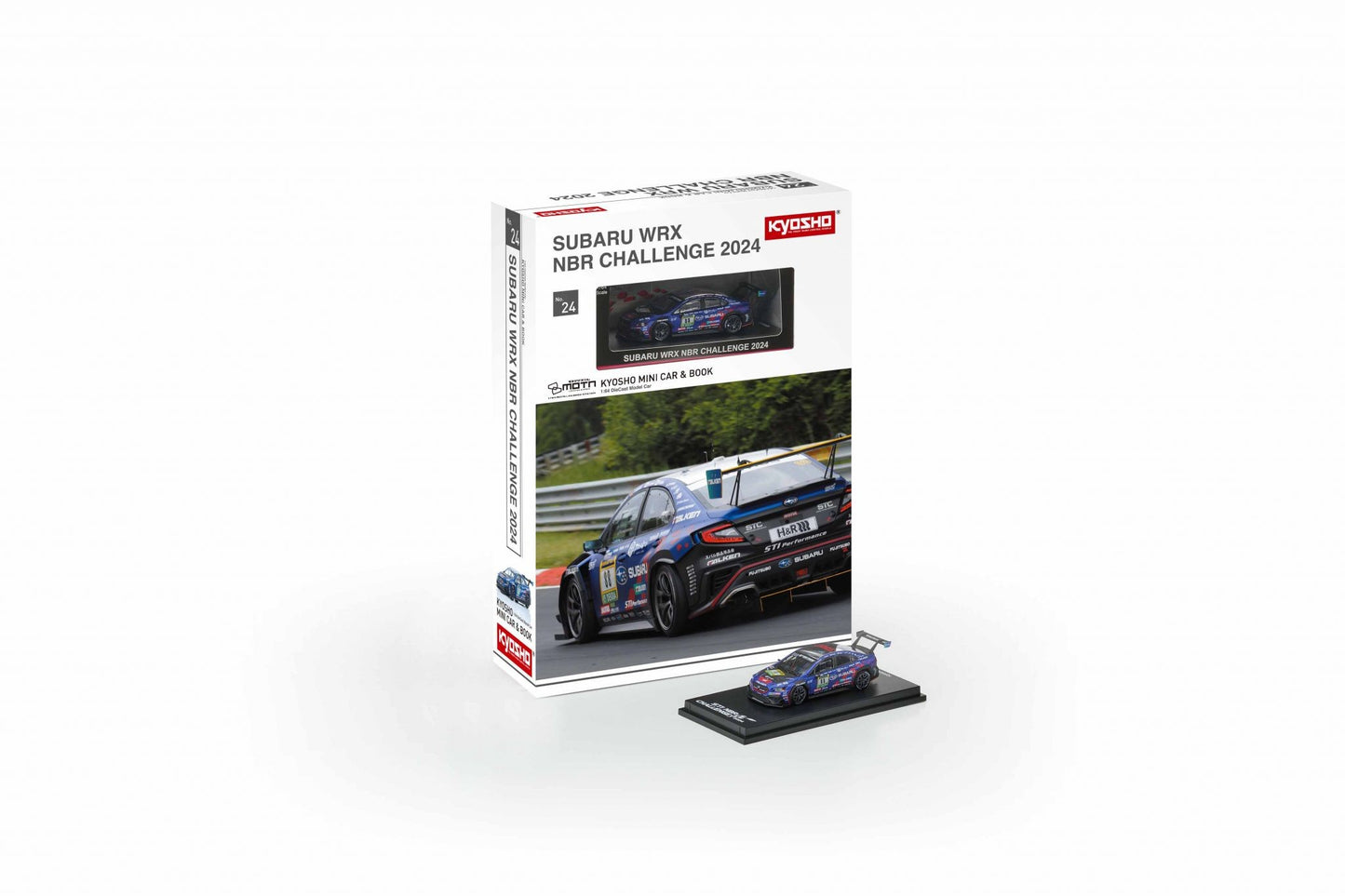 Kyosho MOTN Led System 1:64 Minicar Book Subaru WRX NBR2024 KS07129N24E