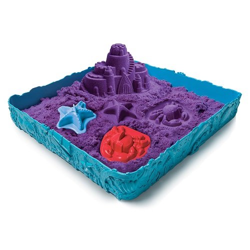 Kinetic Sand Box Set - Magic Play Sand & Moulds - Spinmaster