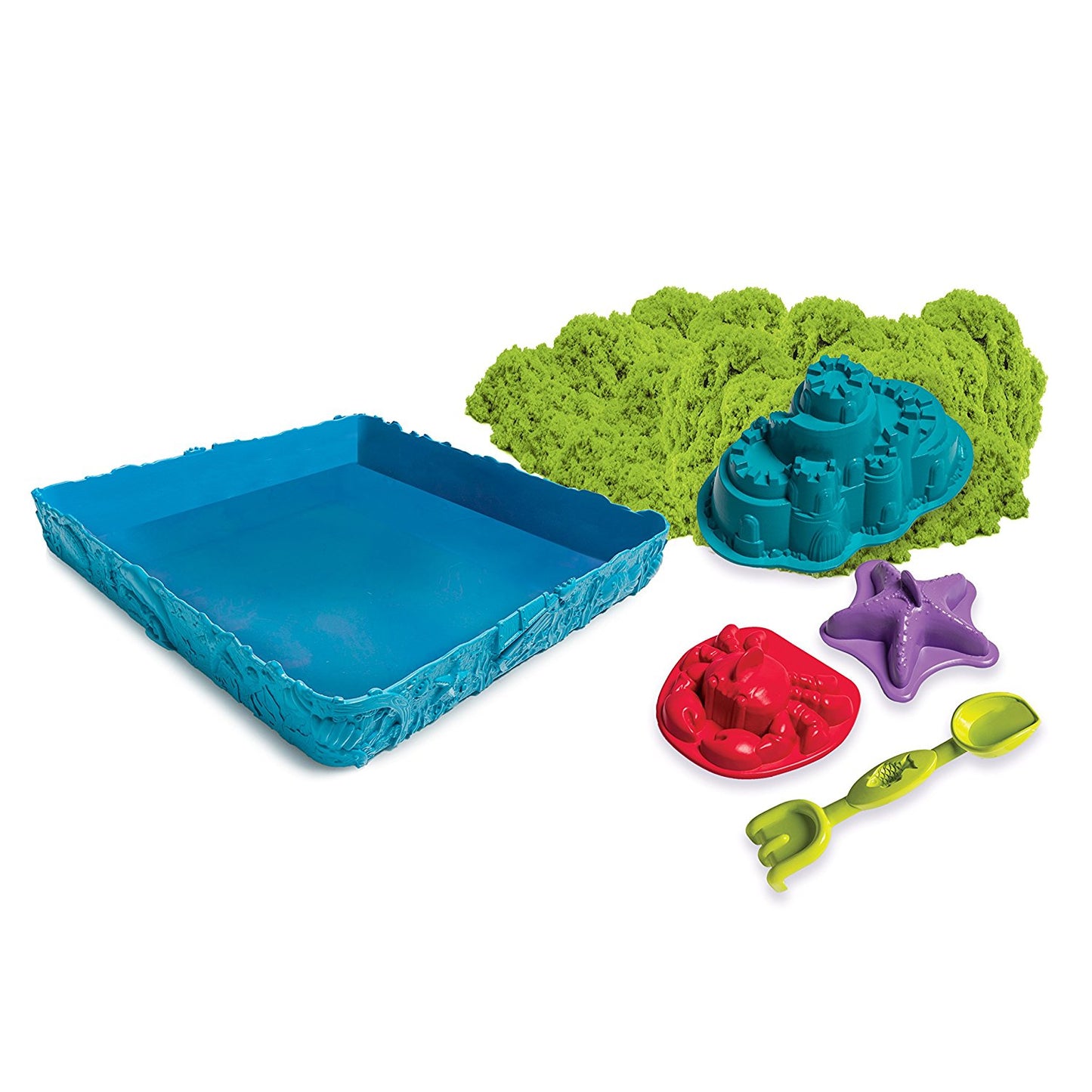 Kinetic Sand Box Set - Magic Play Sand & Moulds - Spinmaster