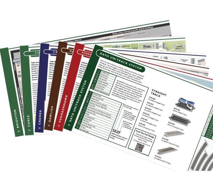 Kato Unitrack British Model Railway Track Plans Book KUNIBOOK N Gauge