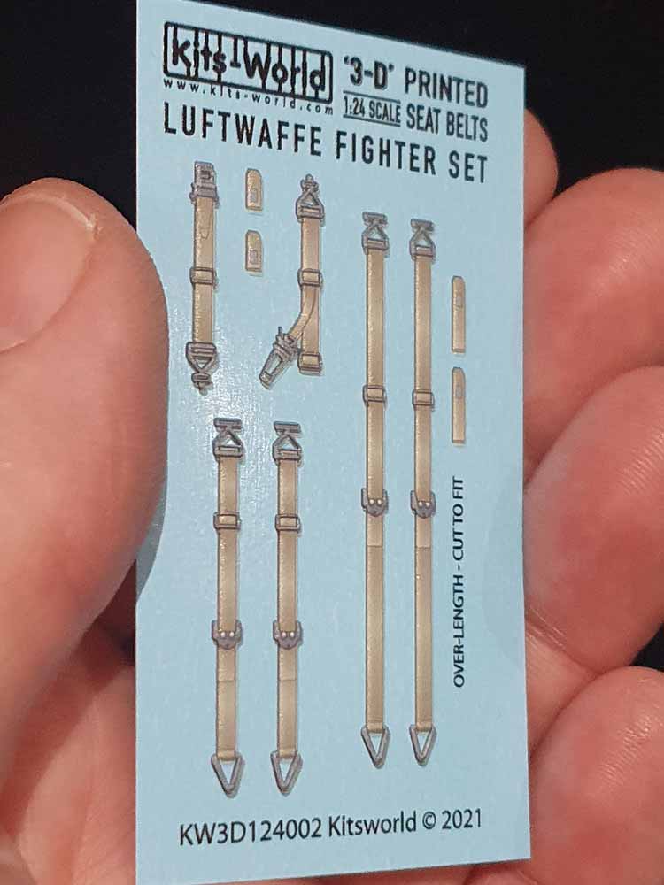 Kits World 3D124002 3D Decal 1:24 WWII Luftwaffe Fighter Set. Focke-Wulf