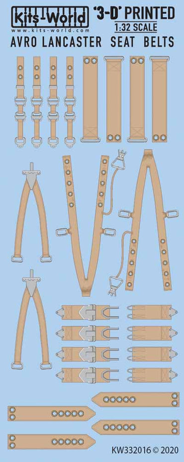 Kits World 3D132016 3D Printed Decal 1:32 Avro Lancaster B Mk.I 3D Full colour s