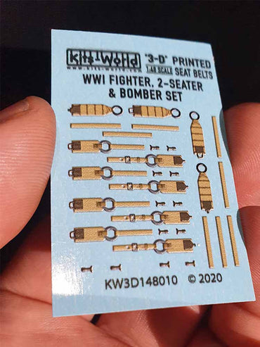 Kits World 3D148010 3D Printed Decal 1:48 WWI German Fighter Set - 2-Seater and