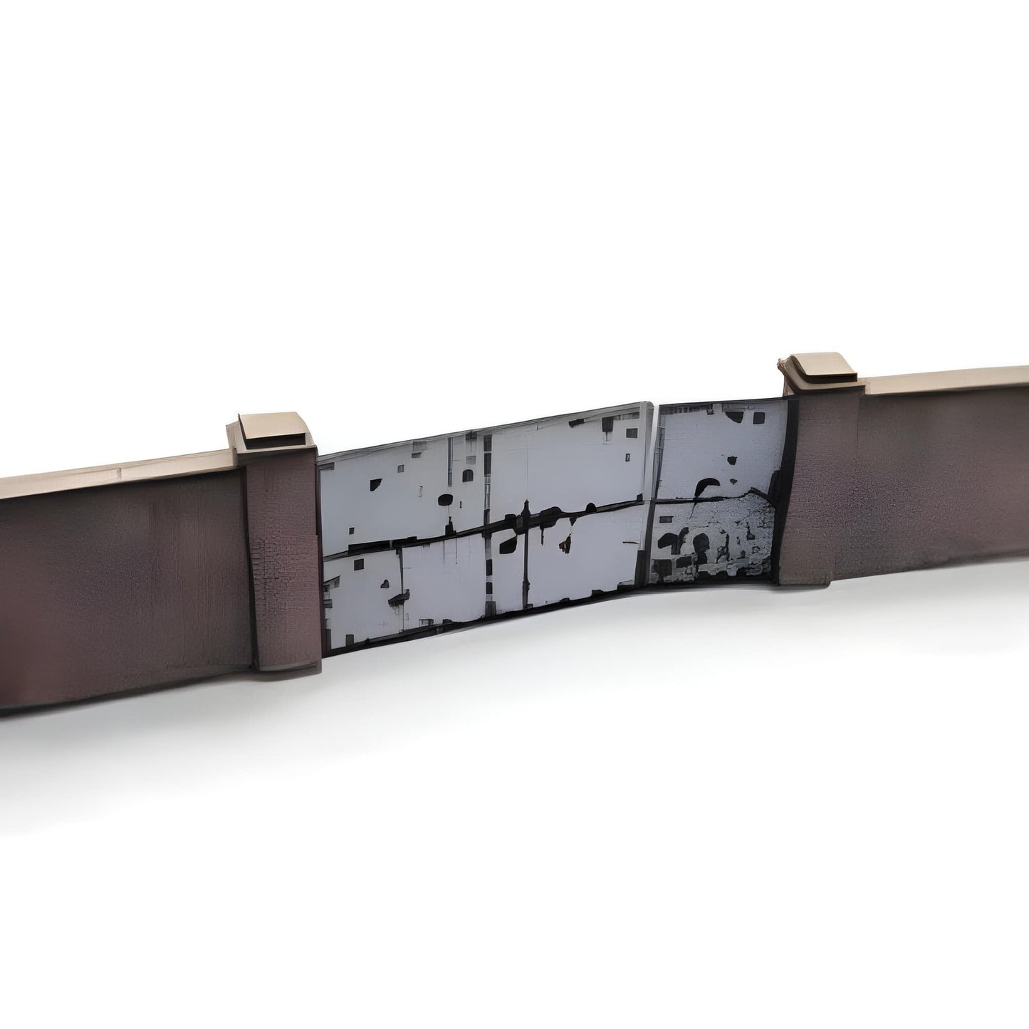 Scale Model Scenery KX002 Old Industrial Red Brick Wall OO/HO Gauge