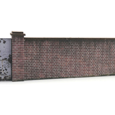 Scale Model Scenery KX002 Old Industrial Red Brick Wall OO/HO Gauge