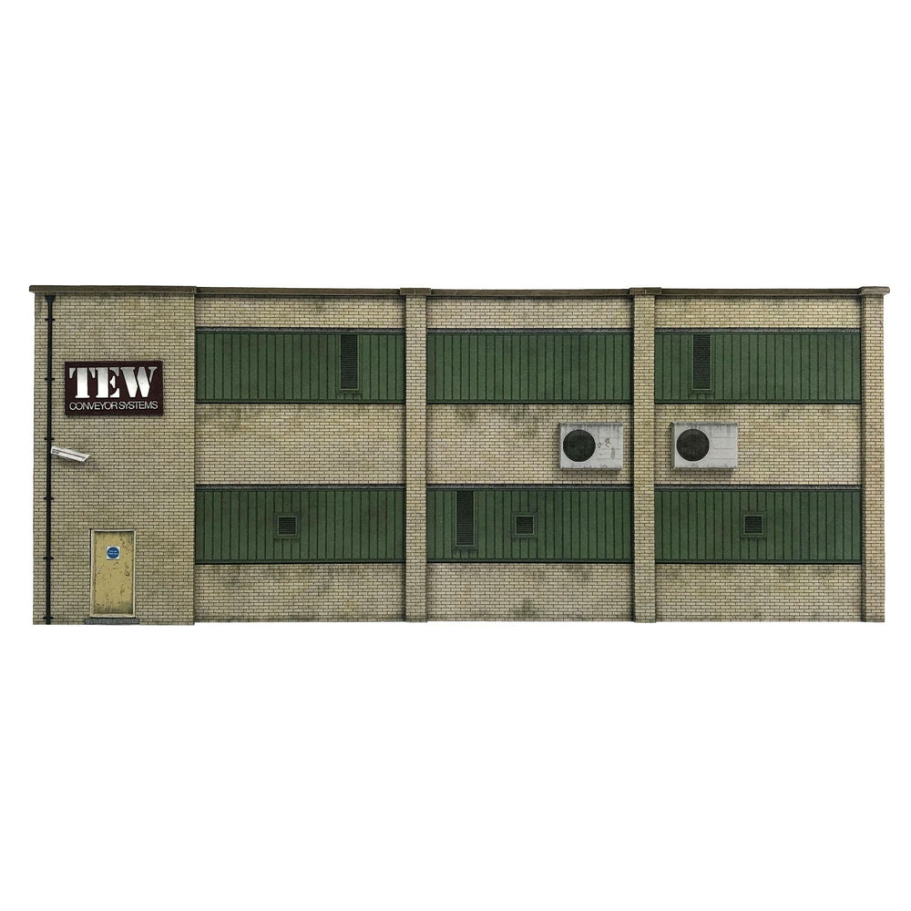 Scale Model Scenery KX018 Ultra-Low Relief Industrial Unit OO/HO Gauge
