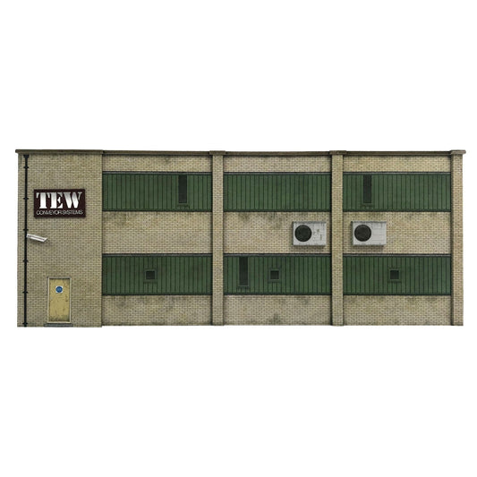 Scale Model Scenery KX018 Ultra-Low Relief Industrial Unit OO/HO Gauge