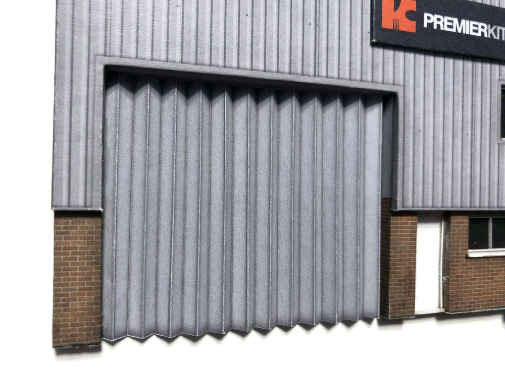 Scale Model Scenery KX060 Ultra-Low Relief Industrial Unit - Front OO/HO Gauge